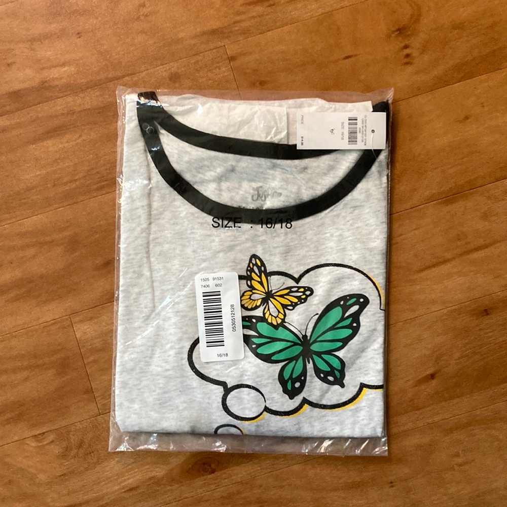 BNWT Justice long sleeve T-shirt